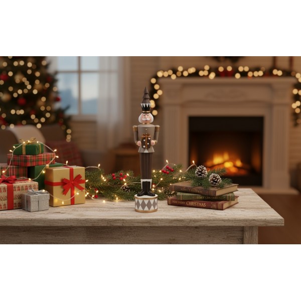 Figurka świąteczna Dziadek do orzechów prezent 46 cm 172869