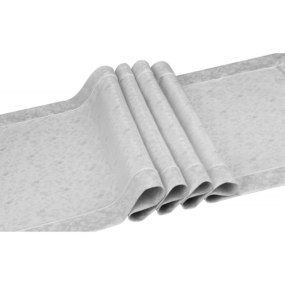 Bieżnik na stół 50x150 cm VARSOVIA 070 srebrny