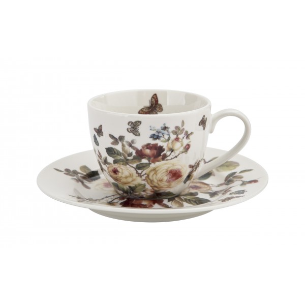 Kpl. 2 filiżanek ze spodkami "Zahra" 90 ml