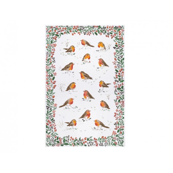 Ściereczka kuchenna Xmas Robins Berry 028ROBE