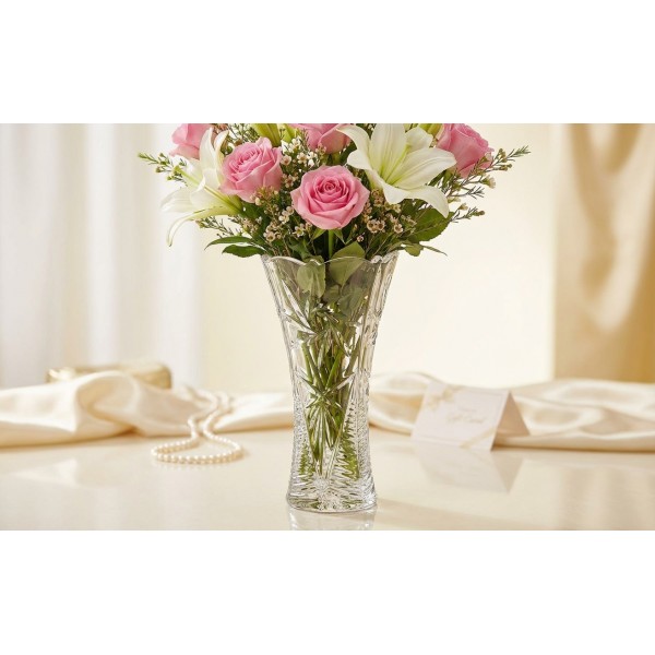 Wazon kryształowy Pinwheel 30cm