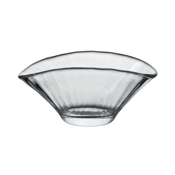 Salaterka szklana 25 cm szeroki z efektem optyku