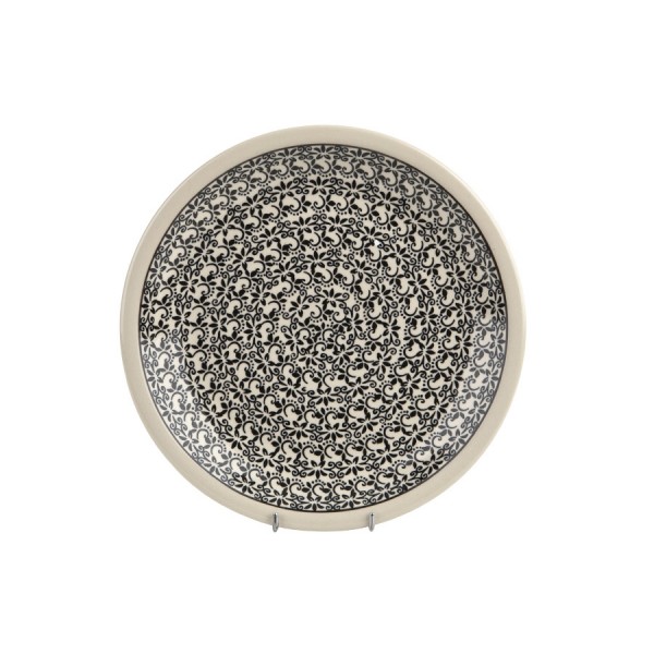 Talerz płytki 24 cm Bolesławiec Dekor 941
