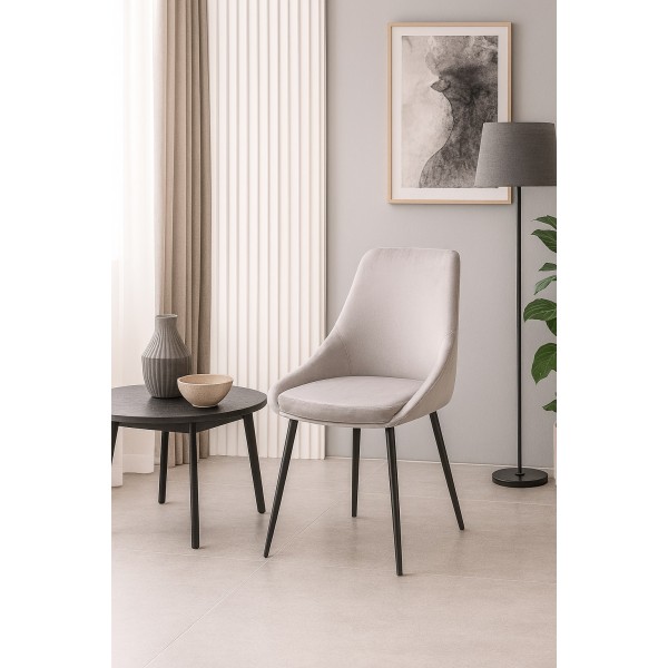 Krzesło FOX Jasny Szary