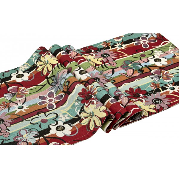 Bieżnik na stół 50x150 cm Eden 5028/410 gobelinowy