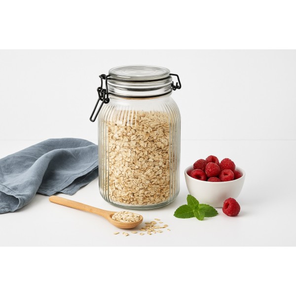 Słoik Tarros z czarnym klipsem 1,9L