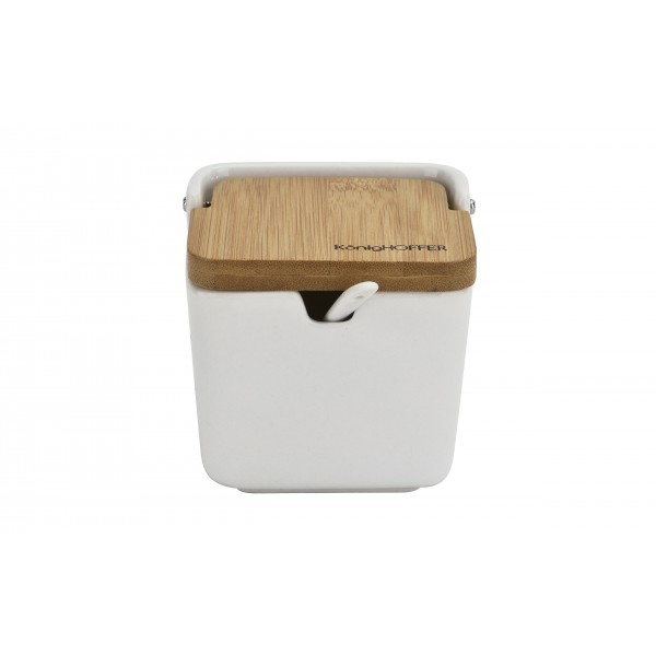 Pojemnik z łyżeczką 270 ml biały