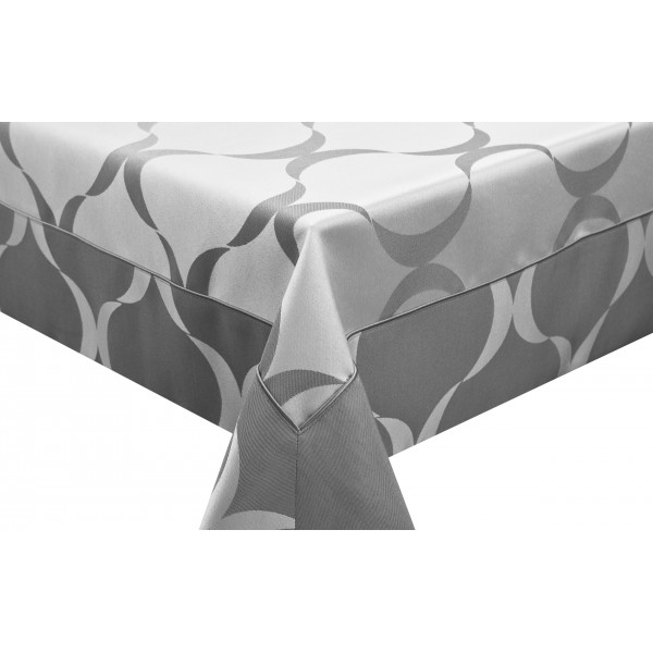 Obrus Posejdon szary 140x210 cm