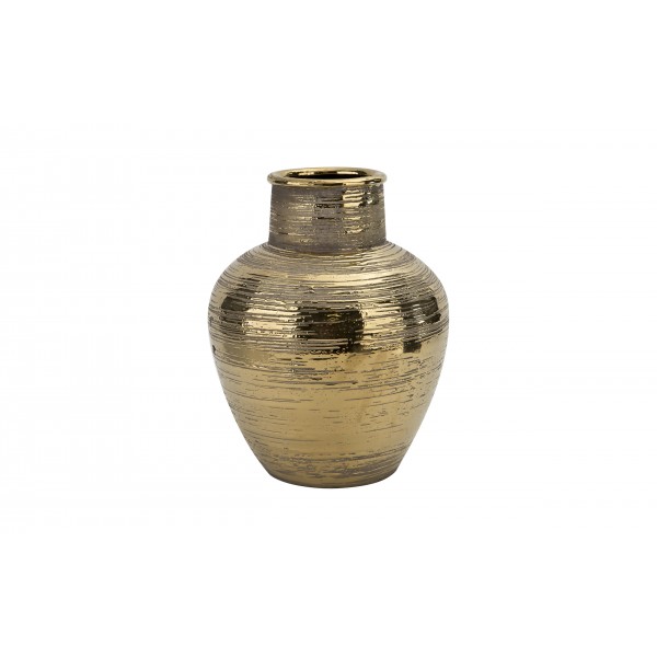 Wazon ceramiczny złoty 32 cm AP171400
