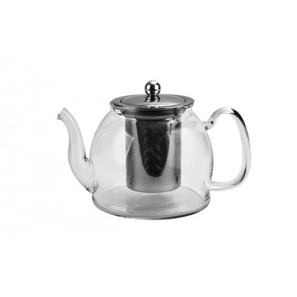 Dzbanek borokrzemowy z zaparzaczem 1L Bianca
