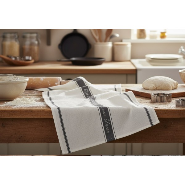 Ściereczka kuchenna 48x74 cm Linen Union Grey 100GRY