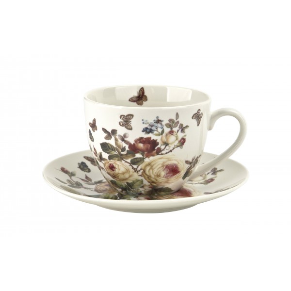 Kpl. 2 filiżanek ze spodkami "Zahra" 280 ml