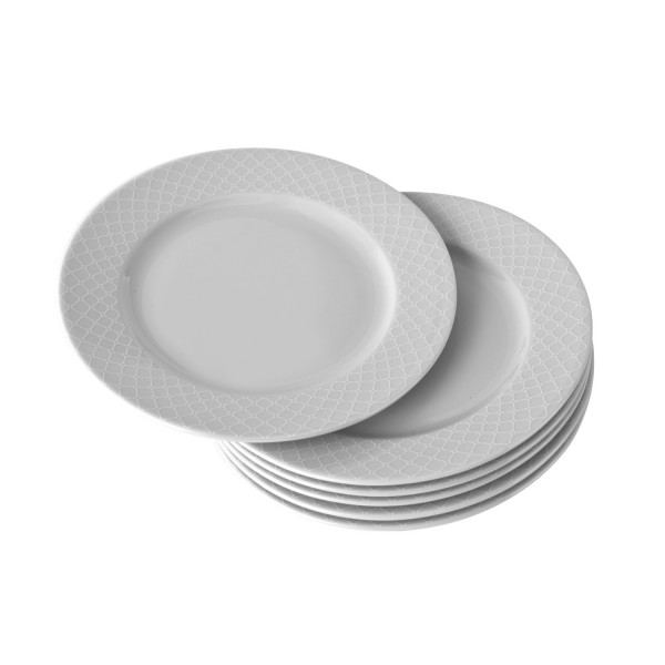 Komplet 6 talerzy deserowych 17 cm Clover