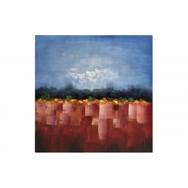 Obraz abstrakcyjny 100x100 cm Field of Red