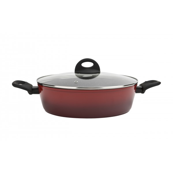 Patelnia głęboka 28 cm Crispy Red Big