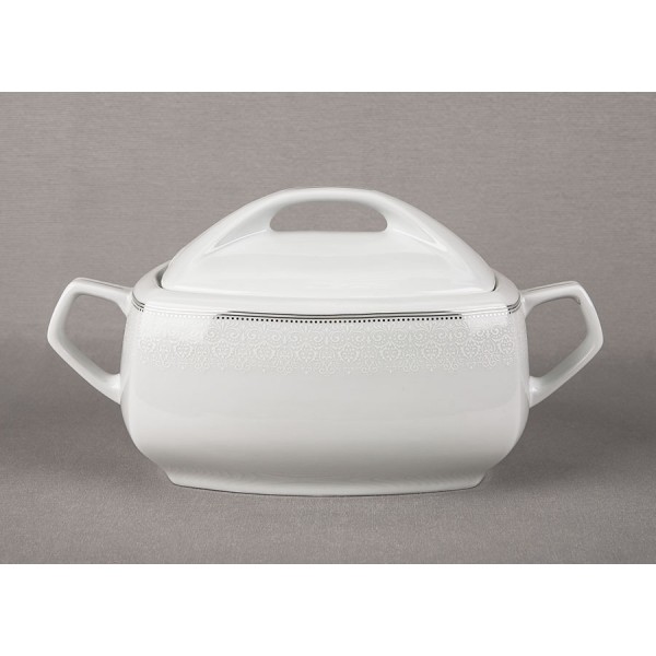 Waza 3L Elsa srebrne zdobienia