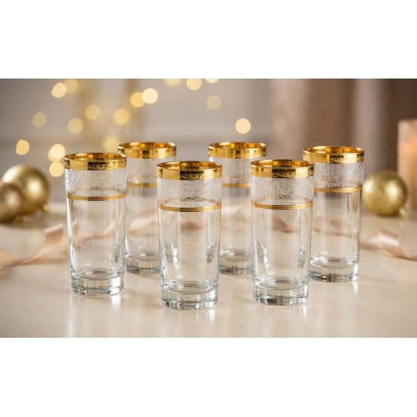 Zestaw 6 szklanek do piwa 360 ml Quatri