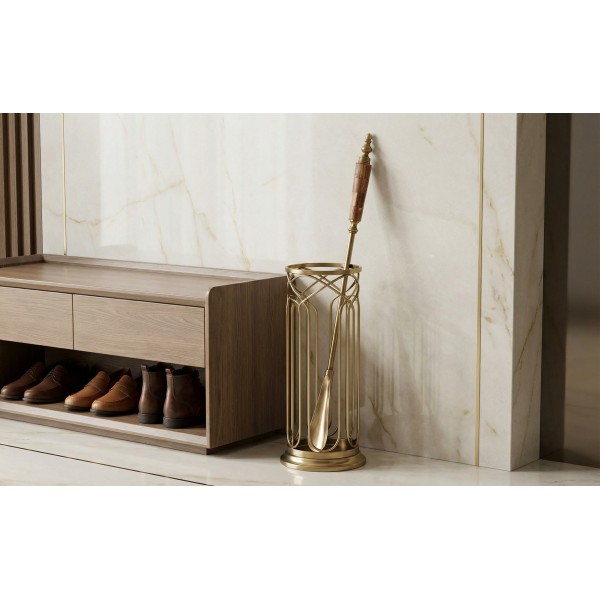 Łyżka do butów 171022 brązowo złota