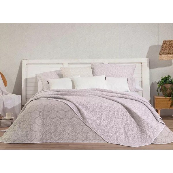 Komplet narzuta 185x270 cm + poszewka Bouti Summer beż 118/07