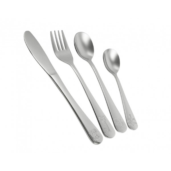 Komplet sztućców dla dzieci 4 el. Safari Nirosta