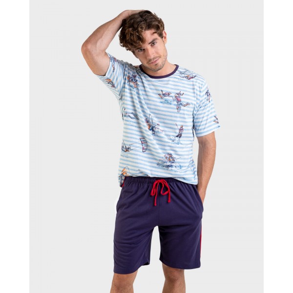 Piżama męska rozm. XXL Massana P221329