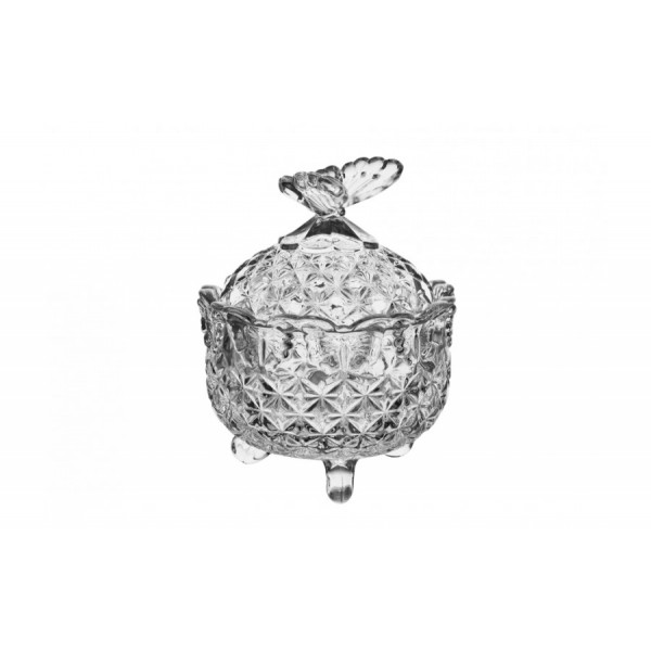 Bomboniera kryształowa 20 cm Butterfly new