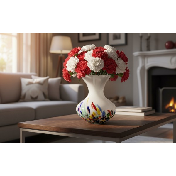 Wazon szklany 25 cm kolorowy 2311/C111