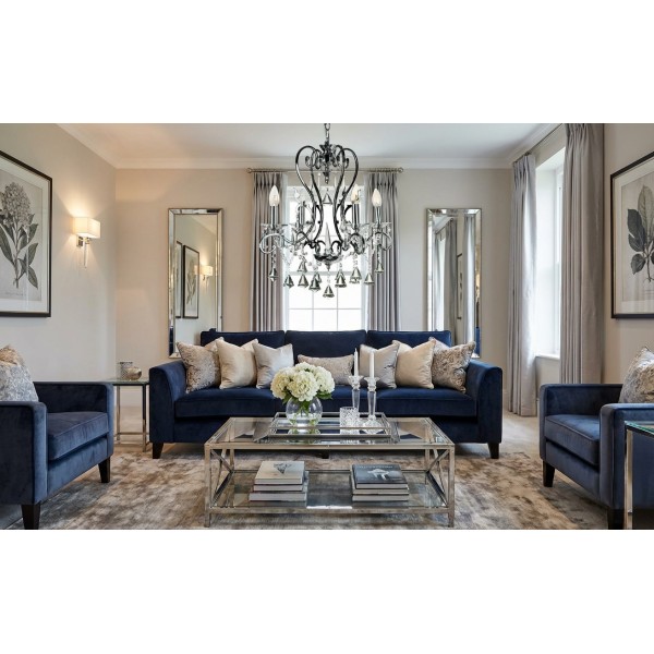 Lampa sufitowa kryształowa Ampiro 4xE14