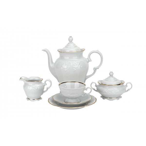 Serwis kawowy 12/39 Fryderyka Złota Linia 3616