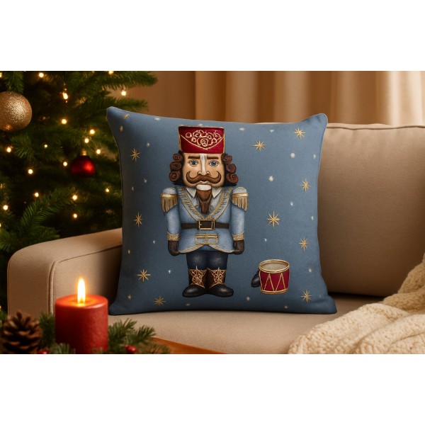 Poszewka dekoracyjna 45x45 cm Dziadek do orzechów 6079