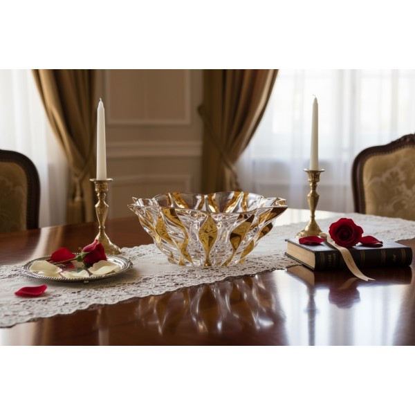 Kryształowa misa 30,5 cm Samba Opera Gold