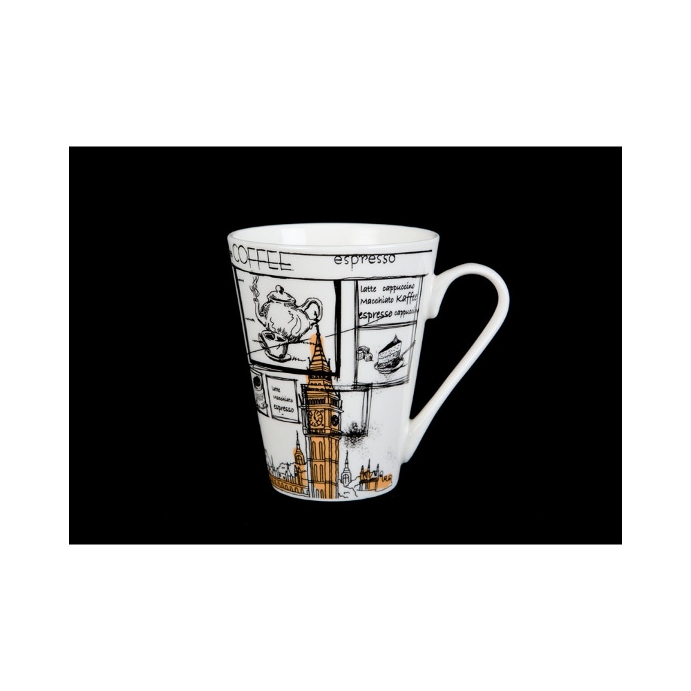 Kubek London 300ml (żółty)