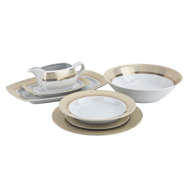 Serwis obiadowy dla 6 osób 22 el. Amaro Gold