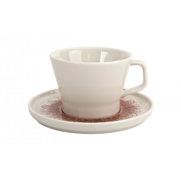 Filiżanka porcelanowa 225 ml + spodek Sol