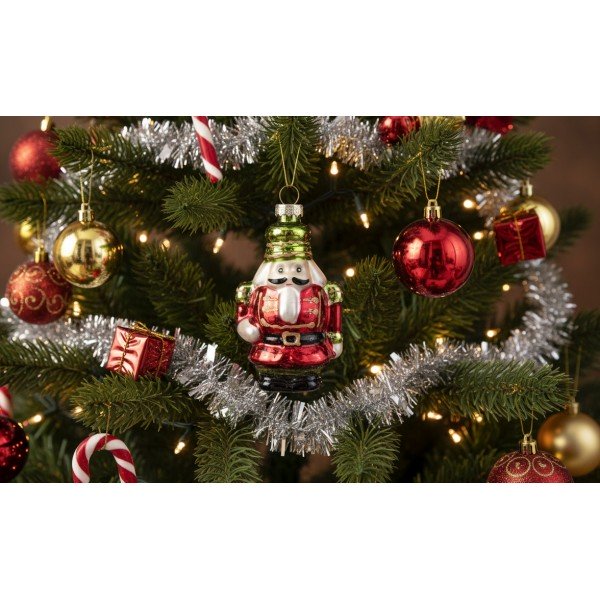 Bombka szklana Żołnierzyk 12 cm