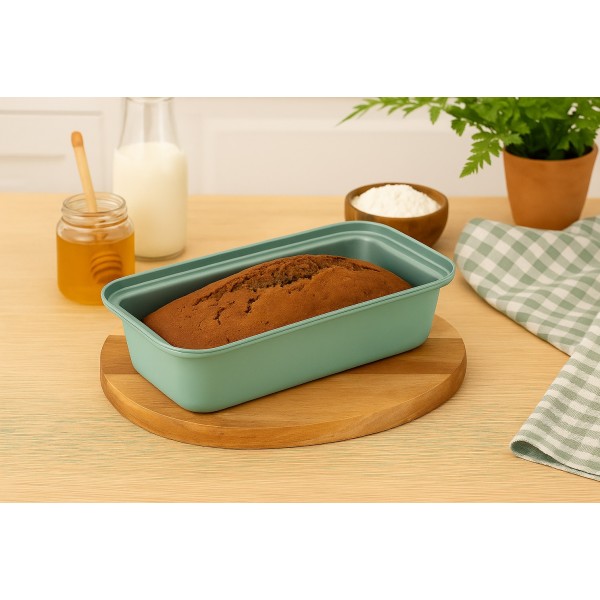 Keksówka 30x13 cm FERN Szałwia