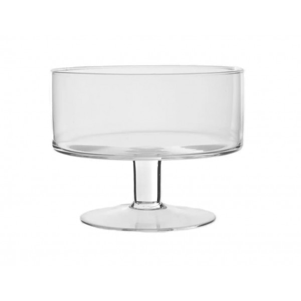 Szklana salaterka na nóżce 17 cm Sigma 1624