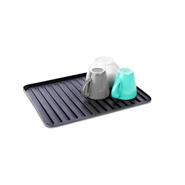 Mata do suszenia naczyń 39,5x30,5 cm Vilde czarna