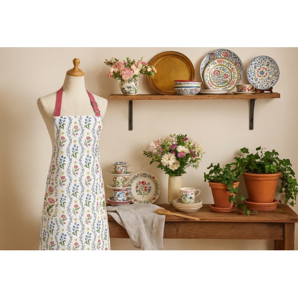 Fartuch kuchenny Boho Floral 7BHFL01