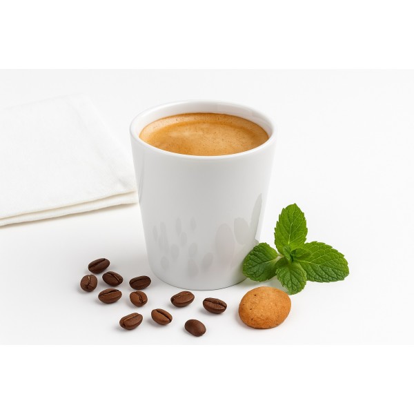 Kubek porcelanowy 350 ml bez ucha Biały Stock