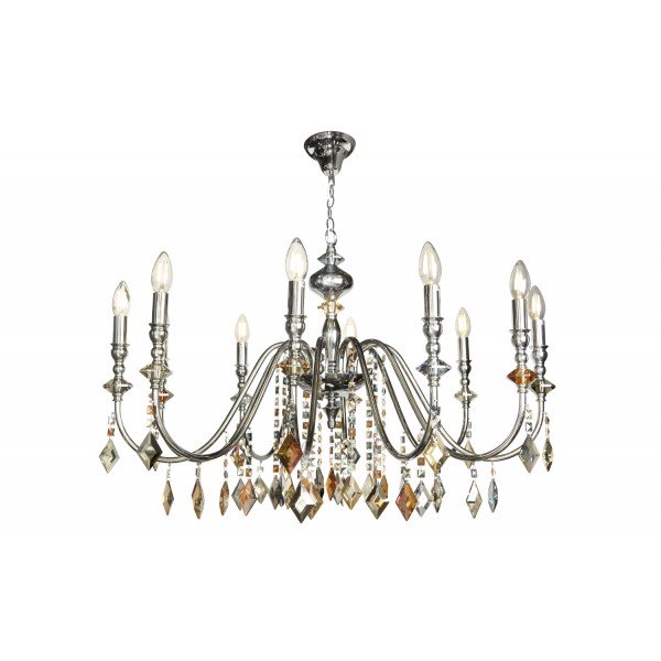 Lampa wisząca kryształowa Festival 10