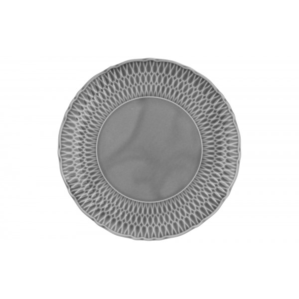 Talerz płytki 21 cm Sofia Szara