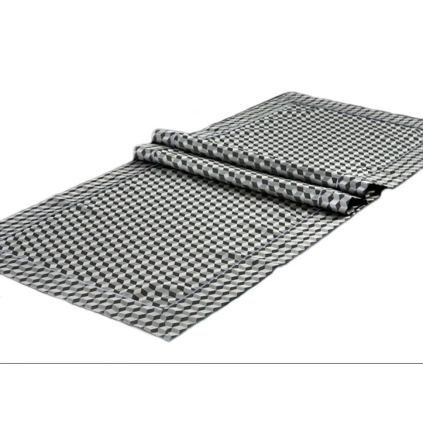 Bieżnik na stół 50x150cm Quader Popiel