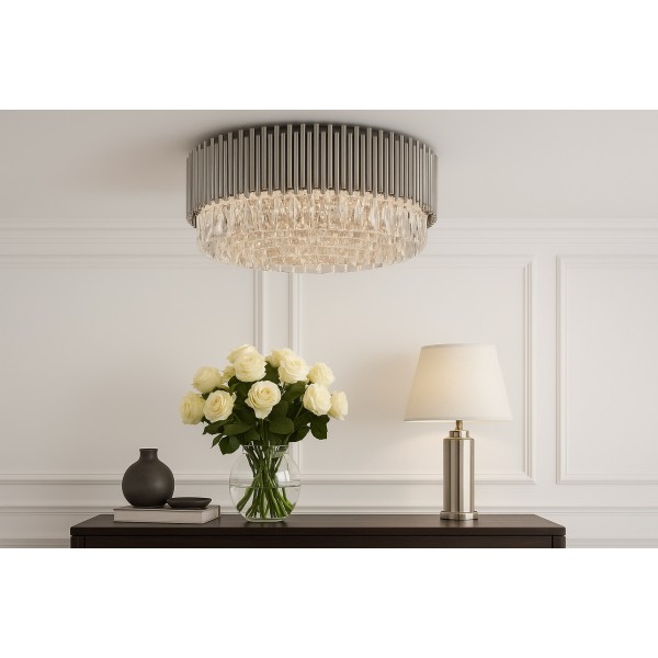 Plafon kryształowy Stic Chrome 60181/13