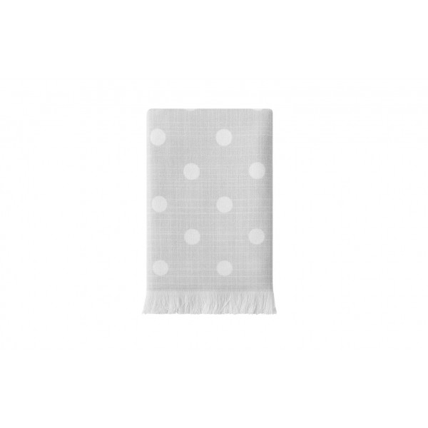 Ściereczka kuchenna 50x70 cm Multiusos Kropki szare tło 055 12