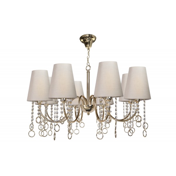 Lampa wisząca kryształowa Golden Ring 5050/8