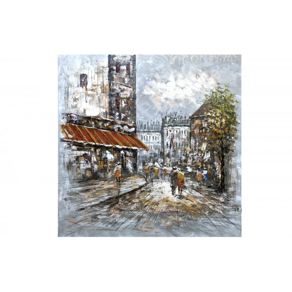 Obraz 100x100 cm Life in the City