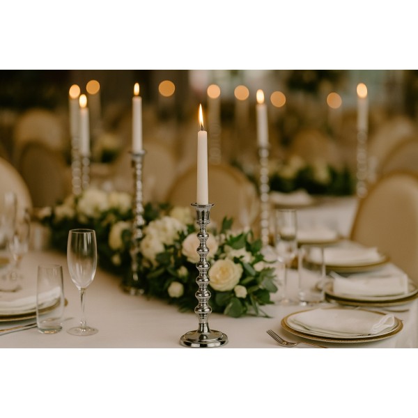 Świecznik metalowy 29 cm