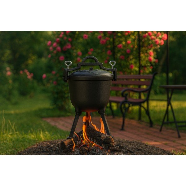 Kociołek żeliwny myśliwski 8 L KonigHoffer