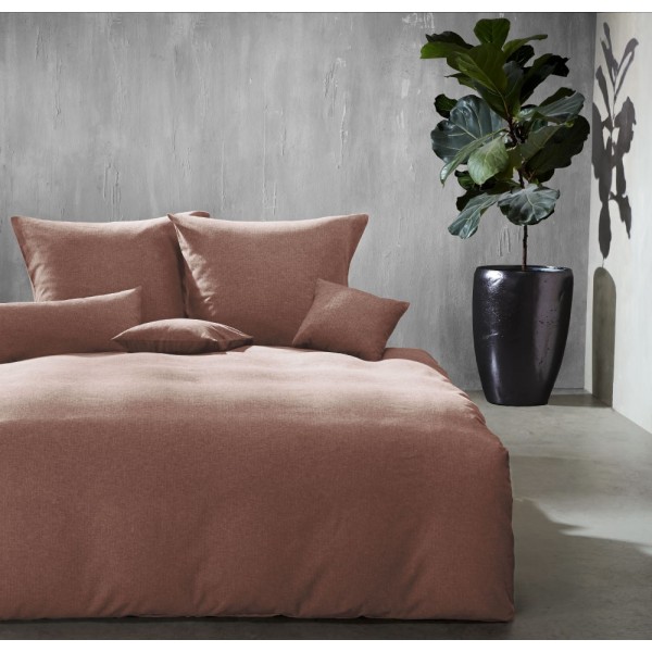 Pościel flanelowa 200x220 cm Lech 37 jodełka brąz 603089